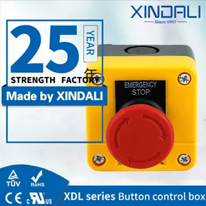 XDL55-J174H29 IP65機器保護緊急停止制御スイッチプッシュボタンボックス