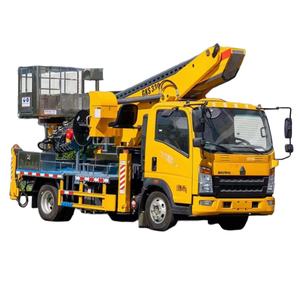 होवो काम मंच 4x2 डीजल इंजन 30 मीटर टेलीस्कोपिक बूम लिफ्ट वाहन रिमोट कंट्रोल ऑपरेशन - Product Image 1