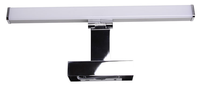 AC 220V 8W boîtier en aluminium moderne chrome poli applique murale rotative pour salle de bain mur monté en Surface miroir lampes IP44