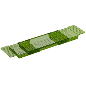 Bathroom Bathtub Shelf 50X30CM Rectangle Non Slip Storage Rack For Bath Time Essentials - Product Image 5