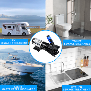 MAMBAFLO12V DC <span class=keywords><strong>RV</strong></span> marine nuovo tipo 45LPM/12GPM pompa per acque reflue Macerator pompa, wc pompa acqua wc wc pompa acqua, pozzetto YACHT e barche - Product Image 6