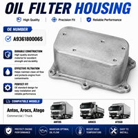 Excelente Carcasa de Filtro de Aceite de Motor para Camiones Comerciales Mercedes-Benz Antos, Arocs, Atego, OE A9361800065, Alta Hermeticidad