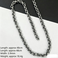 Chaîne de collier et bracelet polyvalente en argent plaqué vintage pour bricolage et électroplaqué, accessoires de mode en gros