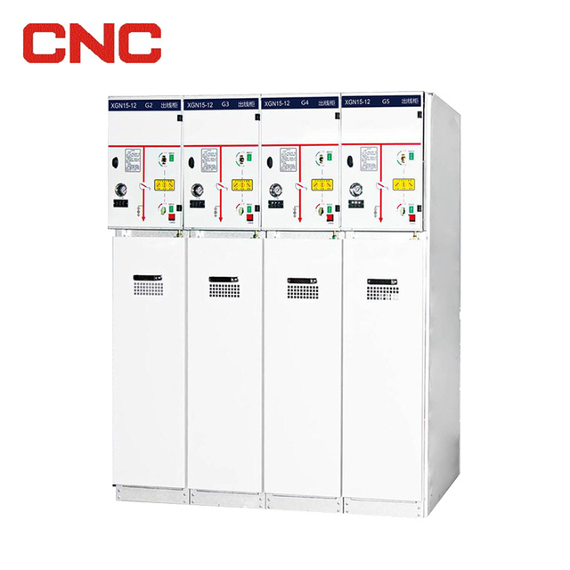 Steel 12KV Indoor Industrial SF6 Ring Main Unit (RMU) High Voltage GIS Switchgear with IP66 Protection for Power Distribution