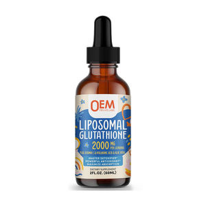 OEM 2000MG Liposomale Glutathion-Flüssigkeits ergänzung <span class=keywords><strong>98</strong></span>% Absorption Liposomale Glutathion-Tropfen mit Vitamin C, L- Glutathion - Product Image 1