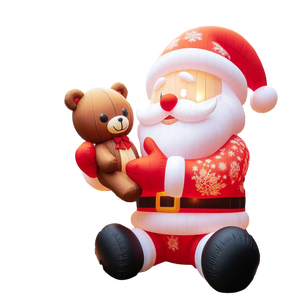 Nouveau design de décoration gonflable de Noël de style multiple décoration de cour gonflable du père noël pour la fête de vacances - Product Image 6