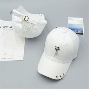 批发高品质个性化链环棒球帽独特金属链DIY棒球帽 - Product Image 6