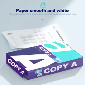 A4 Paper Premium Quality Color Oem Brand 70gsm 75gsm 80gsm A4 Hard Copy Bond Paper Draft Double White Printer Office Copy Paper