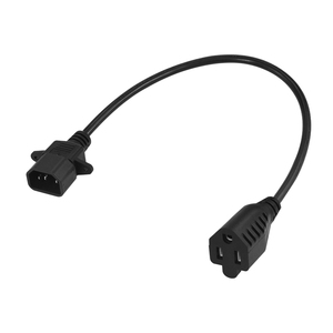 Có thể khóa cắm AC mở rộng C14 3 pin <span class=keywords><strong>IEC</strong></span> Nam để NEMA 515r nữ nối ổ cắm dây điện - Product Image 2