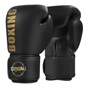 Luvas de boxe PU personalizadas para vencer, luvas profissionais para boxe Muay Thai, MMA, treinamento de MMA, luvas para perfuração