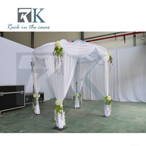 Wedding Pipe and Drape System Aluminum Pipe and Drape <b>Frame</b> Silver Pipe and Drape Kit Event <b>Backdrop</b> Stand for Sale - Product Image 2