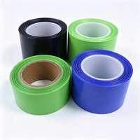 Tubo Termocontraíble de PVC/PET Impreso Personalizado, Funda Aislante para Baterías, Rollo para Paquetes de Baterías de Litio 18650 21700, RoHS REACH