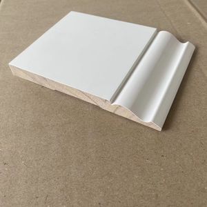 ไม้สนเรเดียต้าสีขาวรองพื้นสำเร็จรูปสำหรับทำบัวเชิงผนัง - Product Image 1