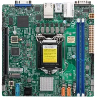 SUPERMICRO-Processeur Intel Pentium Mini-ITX 10ème génération X12STL-IF prise en charge prise unique H5 (LGA-1200)