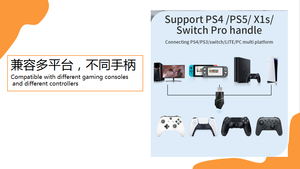Adaptador Bluetooth Multifunción para PS5, <span class=keywords><strong>PS4</strong></span>, Xbox One, Nintendo Switch, Transmisor - Product Image 2