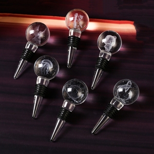 Tapón de cristal personalizado para <span class=keywords><strong>vino</strong></span> tinto, tapón de botella de <span class=keywords><strong>vino</strong></span> de cristal sólido transparente, tapón de Baijiu para <span class=keywords><strong>vino</strong></span> extranjero - Product Image 3