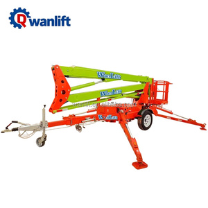 वालिलिफ्ट wl 12m 16m 18m 250kg/300 किलोग्राम ट्रेलर स्पाइडर लिफ्टिंग प्लेटफॉर्म स्पष्ट तौबल बूम लिफ्ट चेरी पिकर इलेक्ट्रिक लिफ्ट - Product Image 6