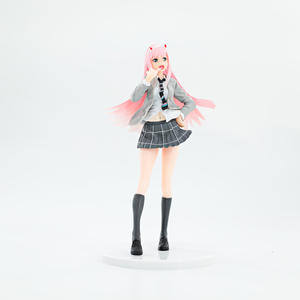 Alta calidad personalizado 2024 OEM PVC resina juguetes acción y juguete bonitas niñas cero dos uniforme escolar figuras de anime de pie - Product Image 3