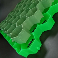 Grilles de renforcement du sol, grille de stabilisation pour gravier et gazon/grille hexagonale en plastique pour allée