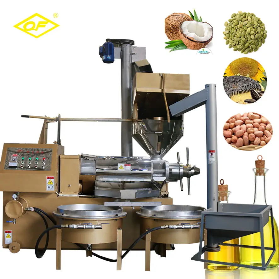 Commercial automatic screw oil press machine of peanut corn oil making machine cold press for sale