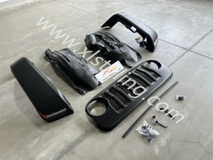 Accessoires extérieurs de voiture ancien à nouveau bodykit calandre et évasement d'aile pour <span class=keywords><strong>Jeep</strong></span> <span class=keywords><strong>Wrangler</strong></span> JK à JL - Product Image 2