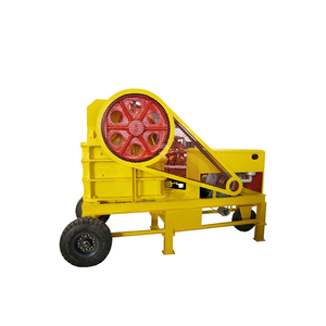 Маленькая щековая дробилка для дизельного двигателя, мобильная дробильная установка для дробления камня, мобильная щековая дробилка - Product Image 4