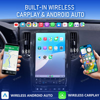 Autoradio Android 13,6 pouces pour Infiniti G25 G37 G35 Q40 Q60 2007-2015 Lecteur multimédia Carplay Navigation GPS Écran tactile