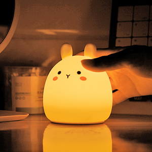Lumière De Nuit d'enfants de Lapin Mignon Lampe Silicone Pépinière Bébé Kawaii Veilleuse - Product Image 2
