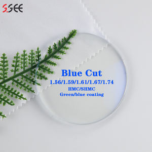 ऑप्टिकल लेंस Cr39 एंटी ब्लू लाइट ब्लॉकिंग 1.56 ब्लू कट कोई भी बेस रंग ऑप्टिकल ग्लास लेंस निर्माता आंखों के चश्मे लेंस - Product Image 1