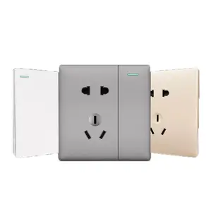 Hot Sale 1 2 3 4 Gang Outlet Multi 250V 10A Socket Electric Wall Sockets And Switches For Home
