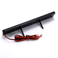 PUERXIN Lumière LED pour Logo de Voiture, Emblème de Calandre Avant Lumineux Personnalisé, Badge LED pour Voiture
