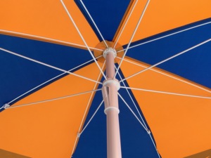 Parasol de plage publicitaire pliable et imperméable <span class=keywords><strong>Fanta</strong></span>, structure en acier inoxydable, tissu polyester, usage hospitalier, rayon de 100 cm, 8 panneaux - Product Image 3