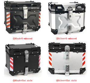 Top Case <span class=keywords><strong>Moto</strong></span> Nouveau Design 22L/35L/45L/55L/65L/85L/100L Motos Aluminium Étanche pour BMW R1200/1250GS - Product Image 3