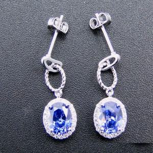 Anillo de Tanzanita Ovalada de Alta Calidad con Baño de Rodio, Gran Venta - Product Image 5