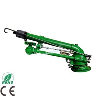 Pistolet de pluie de ferme africaine Titans 65m avec rotation automatique à 360 ° pour système d'irrigation agricole