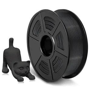 Filament d'imprimante FDM de filament 3D de couleur blanche/noire/grise de 1.75mm PETG pour des filaments d'imprimante 3d