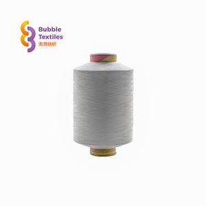Tela Brillante 100% Poliéster, Hilo de Núcleo Hilado, Alta Tenacidad, ITY para Tejido Textil, Tejido a Mano, Productos de Punto - Product Image 2