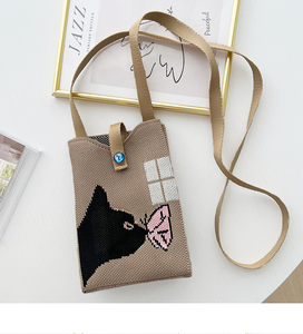 Vente en gros de sacs d'été au <span class=keywords><strong>crochet</strong></span> tricotés à la mode <span class=keywords><strong>2023</strong></span> sacs à bandoulière mignons pour femmes - Product Image 4