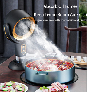 Chargement USB hotte de bureau portable purificateur <span class=keywords><strong>d</strong></span>'<span class=keywords><strong>air</strong></span> hotte de cuisine <span class=keywords><strong>extracteur</strong></span> pour barbecue à la maison marmite - Product Image 3