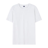 Logo personnalisé Hip Hop décontracté T-shirt blanc de couleur unie motif anime bas quantité minimale de commande lourd sérigraphie Sublimation disponible