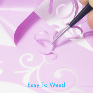 Kenteer Fácil Deshierbe Vinilo Textil Flex <span class=keywords><strong>Htvront</strong></span> Htv Vinilo Rollos Transferencia de Calor Viny para Ropa Hierro en 30cm 12 "X 5 pies - Product Image 3