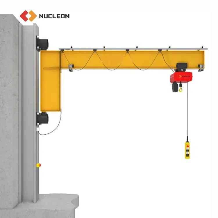 Bb Type Muur Gemonteerde Jib Kraan 0.5 Ton 1 Ton 2 Ton 3 Ton 5 Ton 10 Ton 16 Ton Draagbare Jib Kraan Voor Werkplaats Gebruik