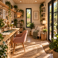 Abri extérieur préfabriqué moderne isolé à montage rapide avec fenêtres pour jardin, idéal pour les loisirs et la détente