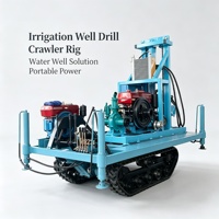 Petite plateforme de forage compacte de 150 m pour puits d'eau avec fonctionnement flexible pour les sources d'eau rurales