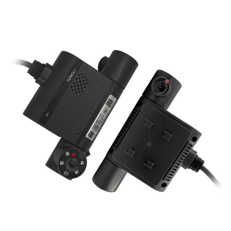 Monitoramento Remoto Software Livre CMS H.264 Veículo Black Box DVR 3G 4G GPS WiFi Taxi Dual Lens 1080P AHD 2ch Car Dash Camera