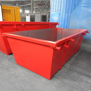 4m móvil de acero industrial de reciclaje de residuos de plástico saltar contenedores - Product Image 3