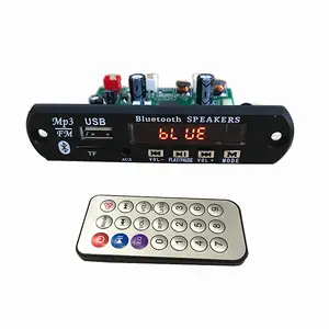 JK6838BT China factory audio bluetooth di alta qualità MP3 usb fm lettore audio dancing display Decoder modulo amplificatore scheda 10W x
