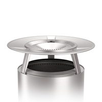 Accessoires de foyer portable en acier inoxydable pour table, déflecteur et diffuseur de chaleur pour poêle à bois