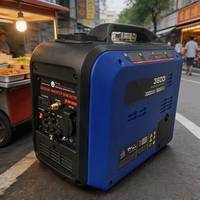 Générateur à inverseur bi-carburant 3,5 kW 3,5 kVA essence/GPL, super silencieux, alimentation portable
