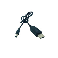 5.5*2.1mm WiFi vers Powerbank Câble Connecteur DC 5V à 12V USB Câble Boost Convertisseur Step-up Cordon pour Wifi Routeur Modem Ventilateur